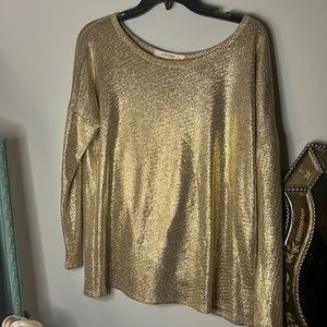 Dressy shirt size S gold